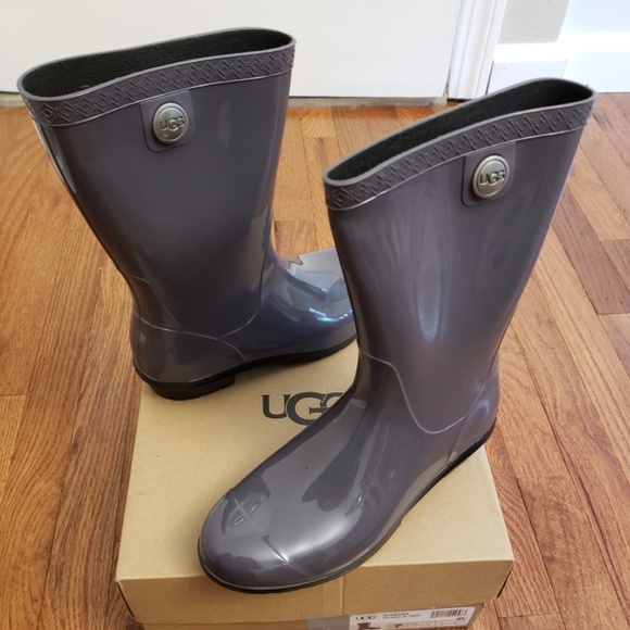 Ugg Shoes - UGG Women's Sienna Mid Calf Rain Boots Sz 7 Grey